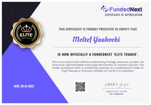 Certificat de Réussite Trading : Compte Prop Firm Validé